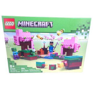 LEGO Minecraft The Cherry Blossom Garden, Video Game Toy for Kids 8+